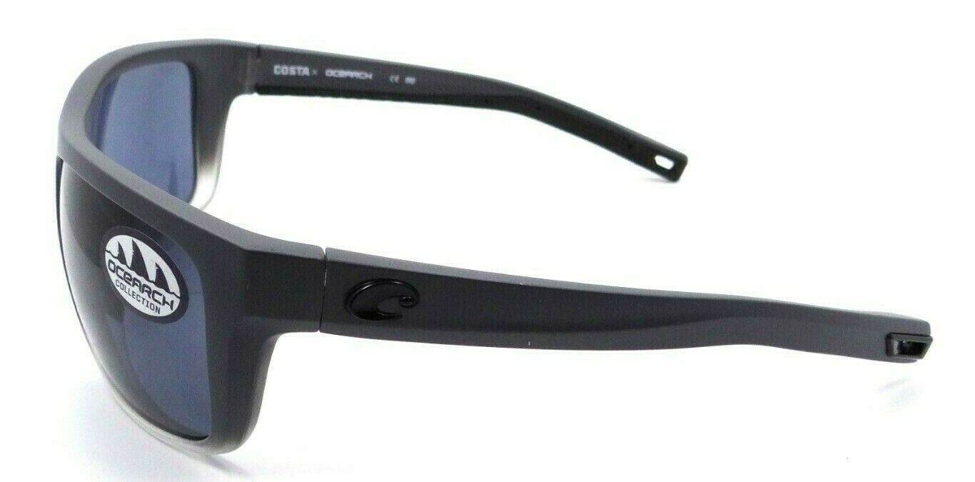 Costa Del Mar Sunglasses Broadbill 61-17-118 Ocearch Matte Fog Gray / Gray 580P-097963826815-classypw.com-3