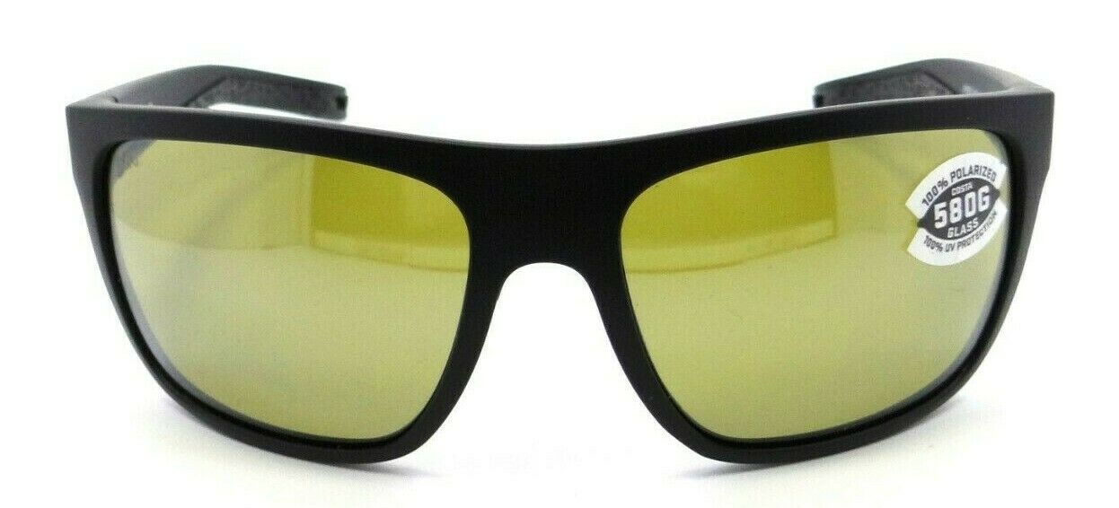 Costa Del Mar Sunglasses Broadbill Matte Black/ Sunrise Silver Mirror 580G Glass-097963818308-classypw.com-2