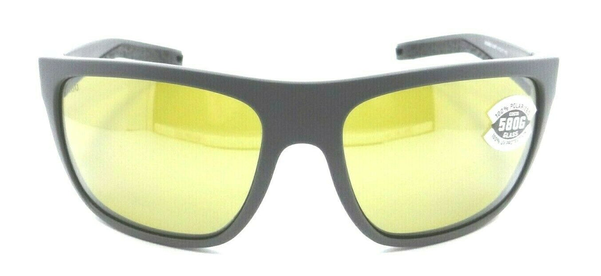 Costa Del Mar Sunglasses Broadbill Matte Gray / Sunrise Silver Mirror 580G Glass-097963818421-classypw.com-2