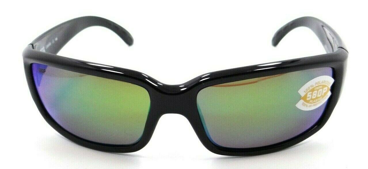 Costa Del Mar Sunglasses Caballito 06S9025 59-15-134 Black / Green Mirror 580P-0097963532525-classypw.com-2