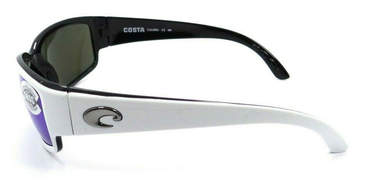 Costa Del Mar Sunglasses Caballito Black White / Blue Mirror 580G Glass-097963465335-classypw.com-3