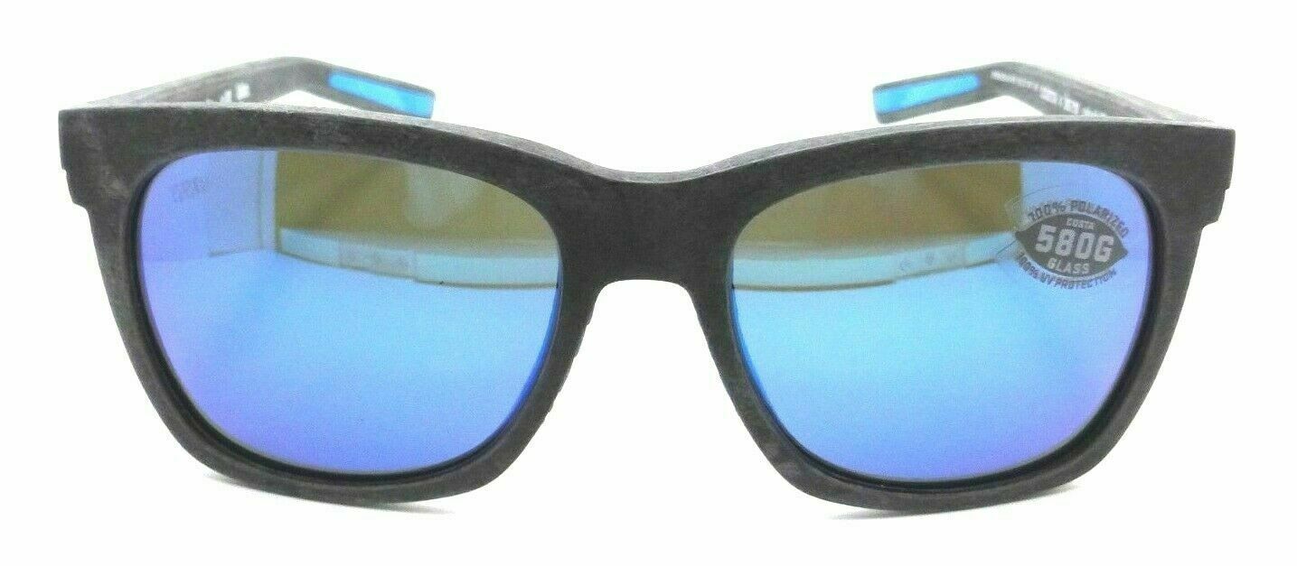 Costa Del Mar Sunglasses Caldera Net Gray W/Blue Rubber / Blue Mirror 580G-097963782555-classypw.com-2