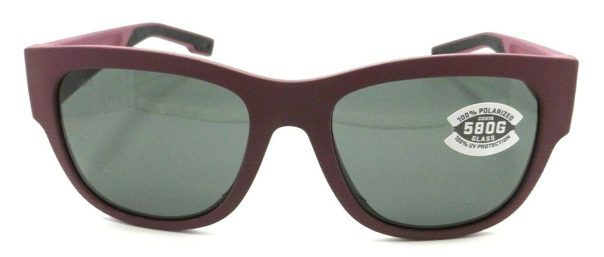 Costa Del Mar Sunglasses Caleta 55-19-139 Net Plum / Gray 580G Glass-097963862127-classypw.com-2