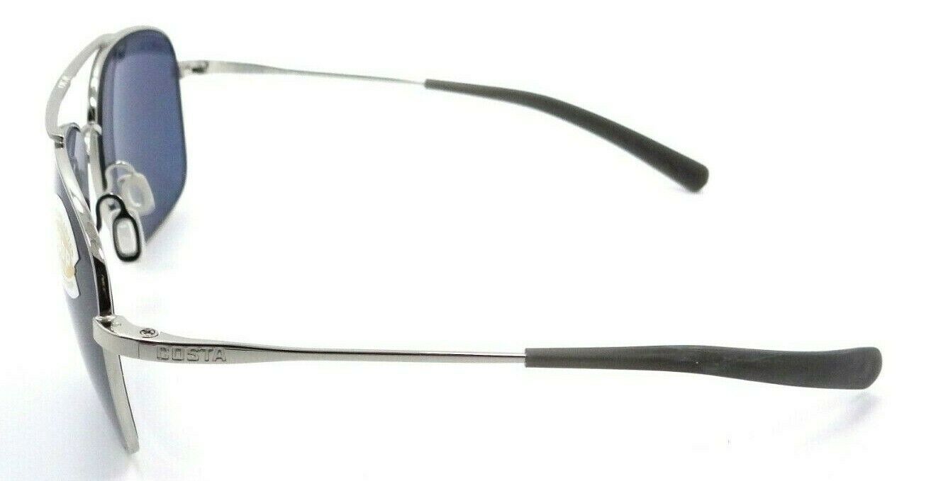 Costa Del Mar Sunglasses Canaveral CAN 21 OGP Shiny Palladium/Gray 580P Titanium-097963664059-classypw.com-3