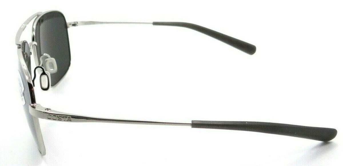 Costa Del Mar Sunglasses Canaveral Shiny Palladium / Gray Silver Mirror 580G-097963664066-classypw.com-3