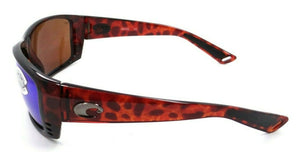 Costa Del Mar Sunglasses Cat Cay 61-11-128 Tortoise / Green Mirror 580G Glass