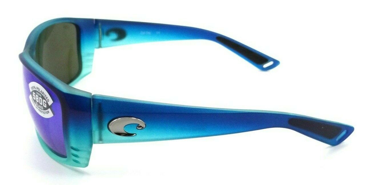 Costa Del Mar Gafas De Sol Cat Cay Caribbean Fade / Azul Espejo 580G Vidrio