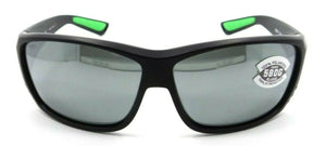 Costa Del Mar Sunglasses Cat Cay Matte Black Green Logo/ Gray Silver Mirror 580G