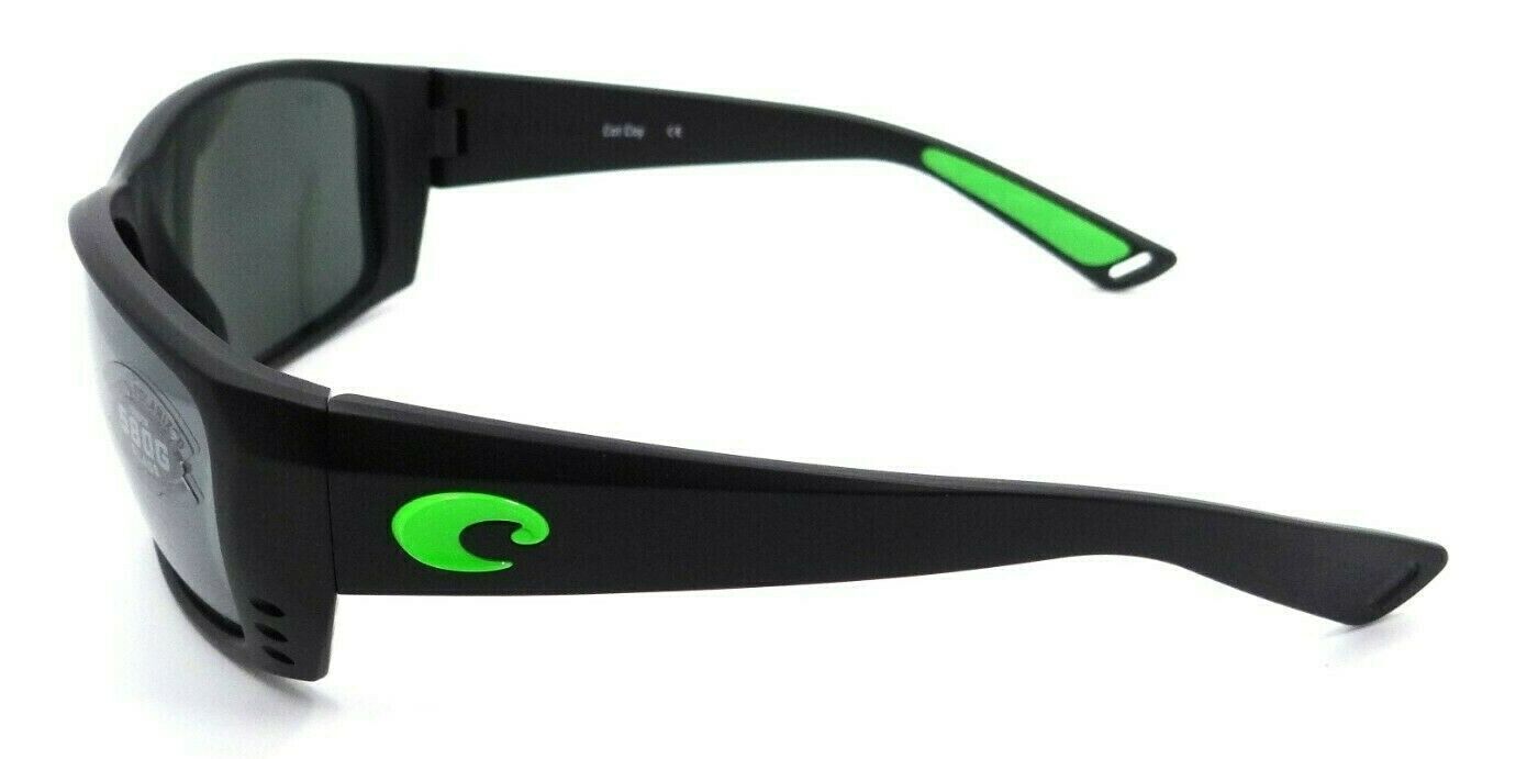 Costa Del Mar Sunglasses Cat Cay Matte Black Green Logo/ Gray Silver Mirror 580G-097963667005-classypw.com-3