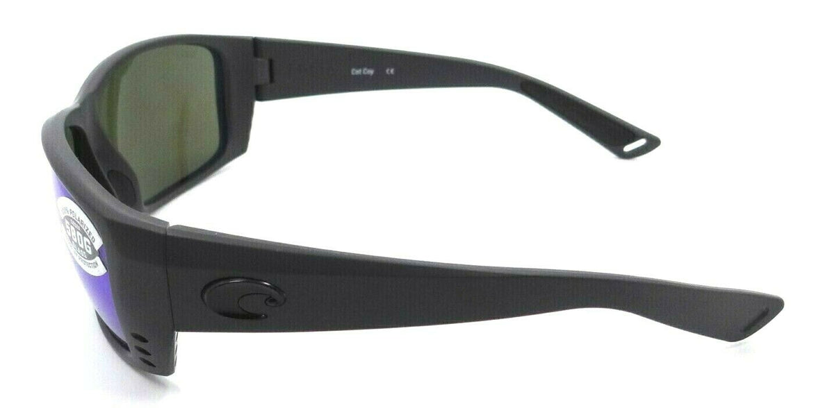 Costa Del Mar Sunglasses Cat Cay Matte Gray / Blue Mirror 580G Glass-097963652315-classypw.com-3