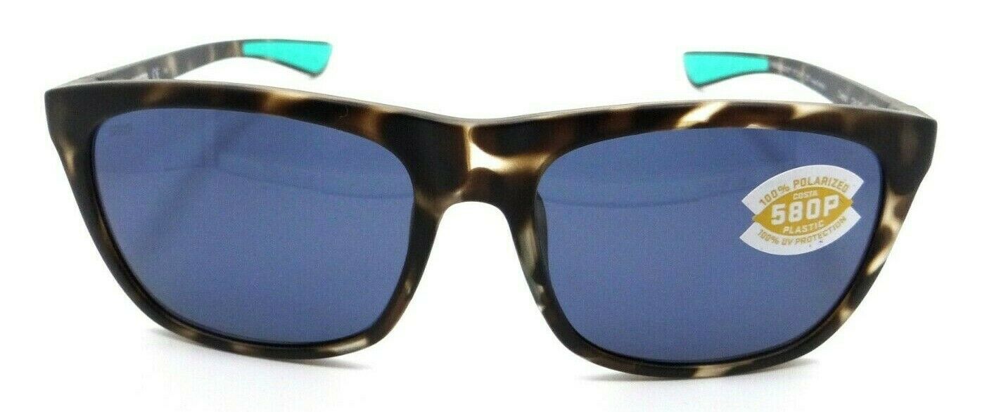 Costa Del Mar Sunglasses Cheeca 57-17-125 Matte Shadow Tortoise / Gray 580P-097963812931-classypw.com-2