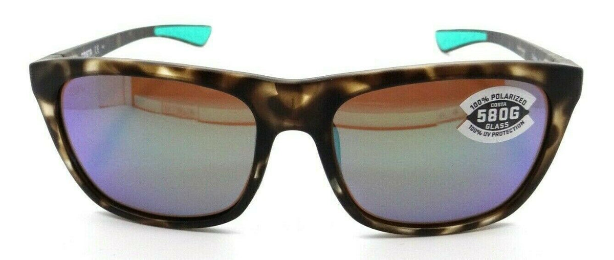 Costa Del Mar Sunglasses Cheeca Matte Shadow Tortoise / Green Mirror 580G Glass-0097963818889-classypw.com-2