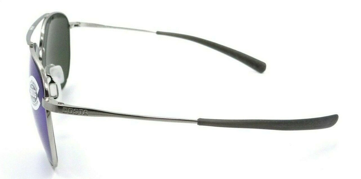 Costa Del Mar Sunglasses Cook COO 21 Brushed Palladium / Blue Mirror 580G Glass-097963554510-classypw.com-3