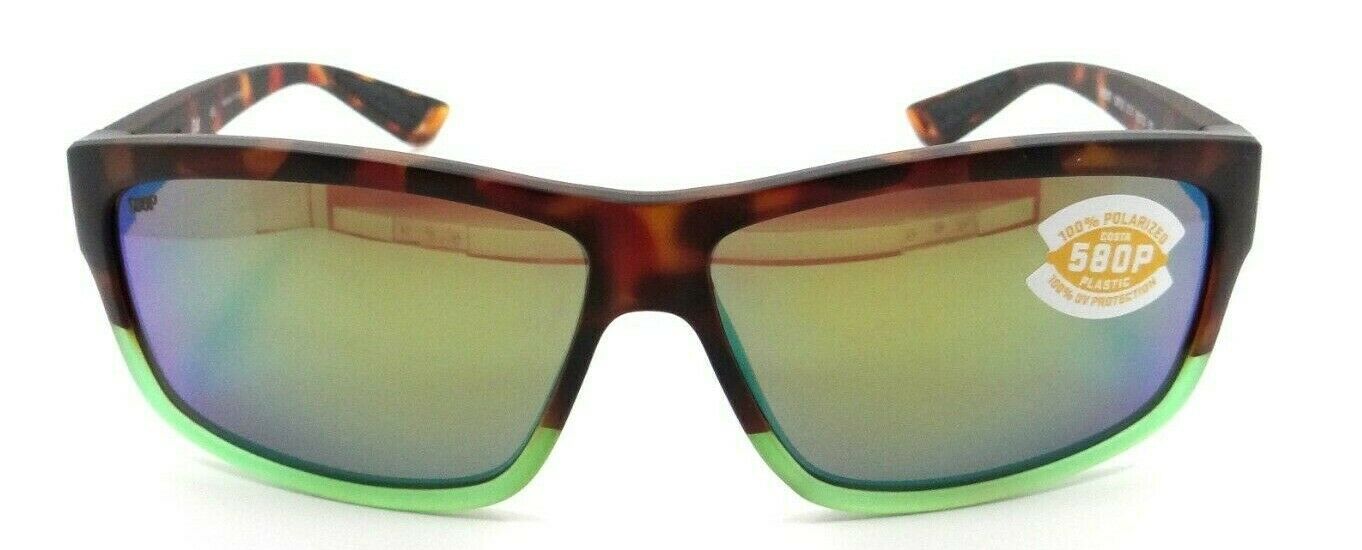 Costa Del Mar Sunglasses Cut 60-10-130 Matte Tortuga Fade / Green Mirror 580P-097963530392-classypw.com-2