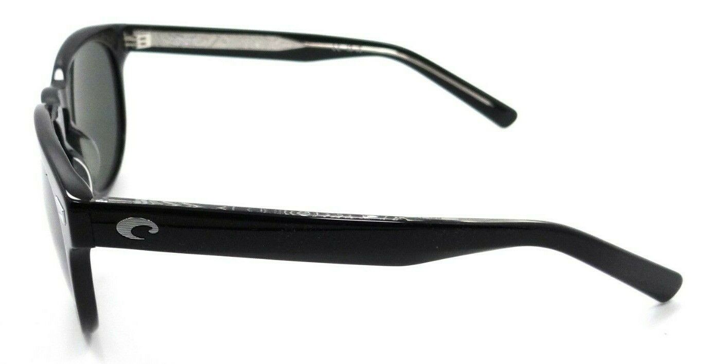 Costa Del Mar Sunglasses Del Mar 54-19-142 Shiny Black / Gray 580G Glass-097963776332-classypw.com-3