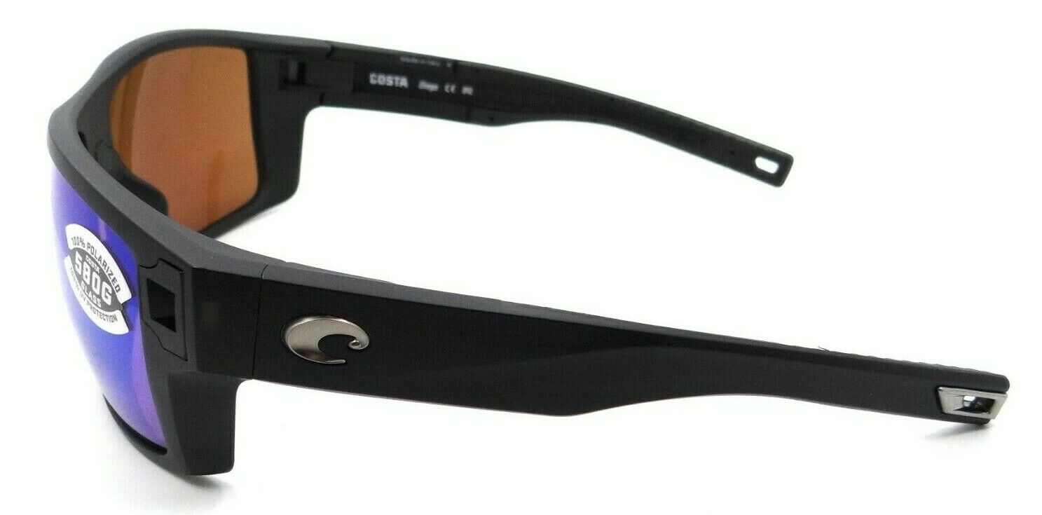 Costa Del Mar Sunglasses Diego 62-14-113 Matte Black / Green Mirror 580G Glass-0097963837613-classypw.com-3