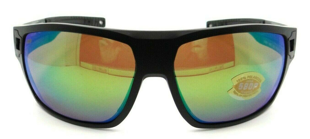 Costa Del Mar Sunglasses Diego 62-14-113 Matte Black / Green Mirror 580P-0097963837620-classypw.com-2
