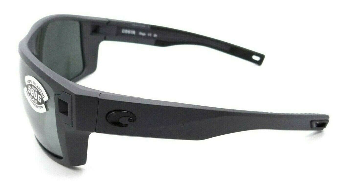 Costa Del Mar Sunglasses Diego 62-14-113 Matte Gray / Gray Silver Mirror 580G-0097963837798-classypw.com-3