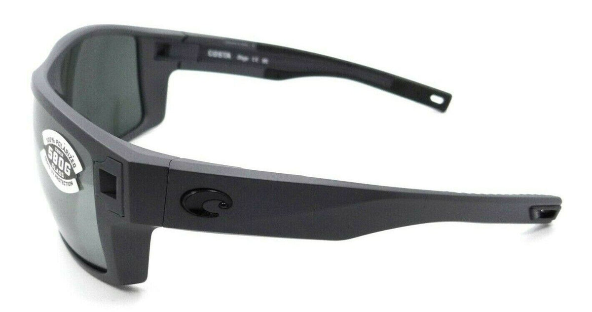 Costa Del Mar Sunglasses Diego 62-14-113 Matte Gray / Gray Silver Mirror 580G-0097963837798-classypw.com-3