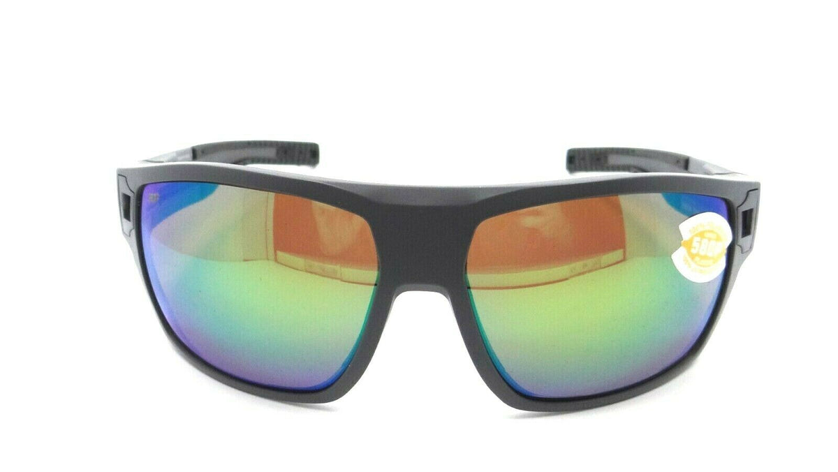 Costa Del Mar Sunglasses Diego 62-14-113 Matte Gray / Green Mirror 580P-097963837774-classypw.com-2