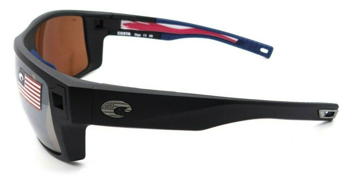 Costa Del Mar Sunglasses Diego 62-15-117 Matte USA Black / Silver Mirror 580G-097963855808-classypw.com-3