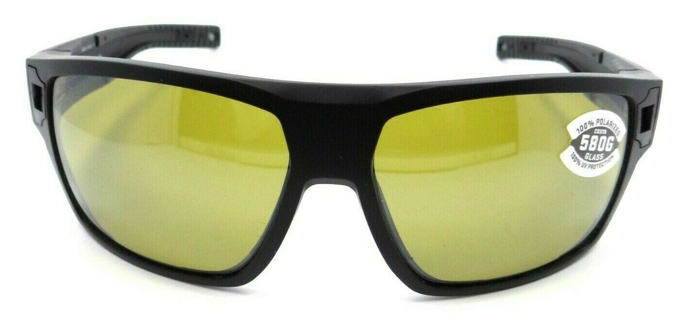 Costa Del Mar Sunglasses Diego 64-14-113 Matte Black /Sunrise Silver Mirror 580G-097963837682-classypw.com-2