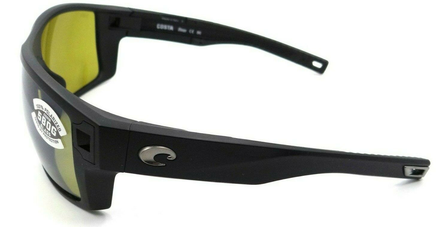 Costa Del Mar Sunglasses Diego 64-14-113 Matte Black /Sunrise Silver Mirror 580G-097963837682-classypw.com-3