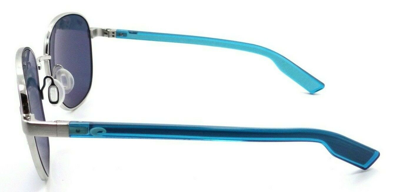 Costa Del Mar Sunglasses Egret 55-18-133 Brushed Silver / Blue Mirror 580P-097963843997-classypw.com-3