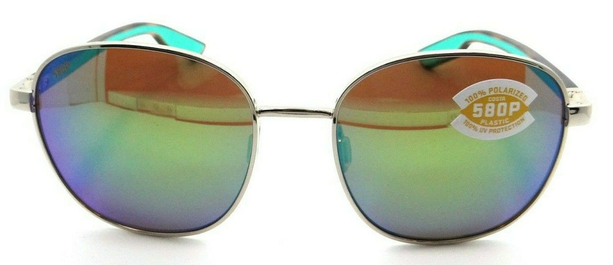 Costa Del Mar Sunglasses Egret 55-18-133 Shiny Gold / Green Mirror 580P-097963843904-classypw.com-2