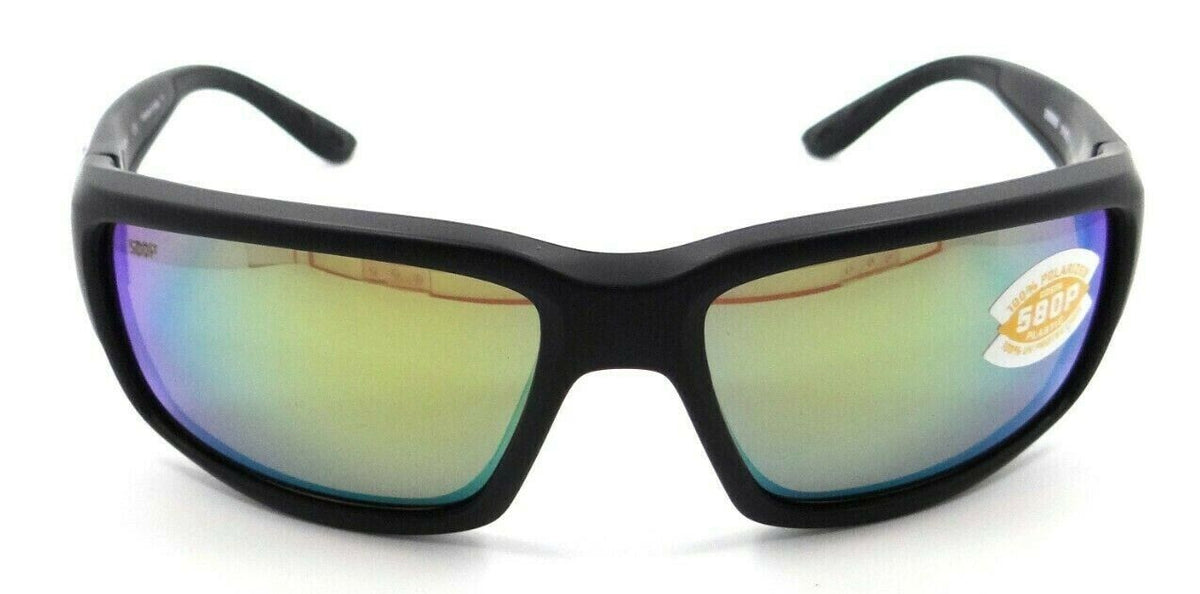 Costa Del Mar Sunglasses Fantail 59-14-127 Blackout / Green Mirror 580P-0097963517188-classypw.com-2