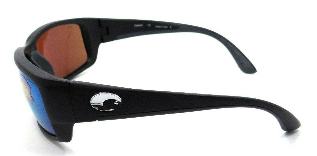 Costa Del Mar Sunglasses Fantail 59-14-127 Matte Black / Green Mirror 580P-0097963517249-classypw.com-3