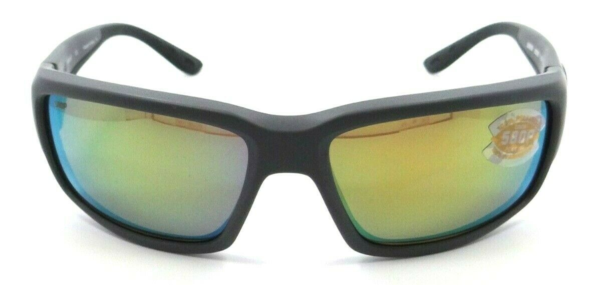 Costa Del Mar Sunglasses Fantail 59-14-127 Matte Gray / Green Mirror 580P-097963554695-classypw.com-2