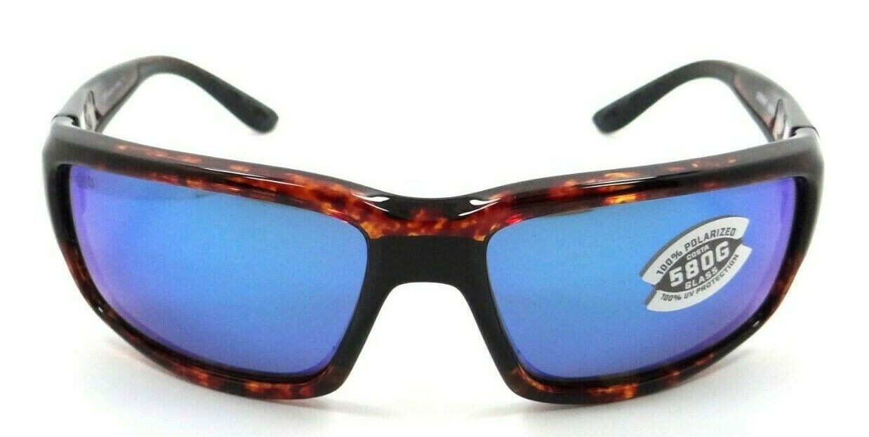 Costa Del Mar Sunglasses Fantail 59-14-127 Tortoise / Blue Mirror 580G Glass-097963477123-classypw.com-2