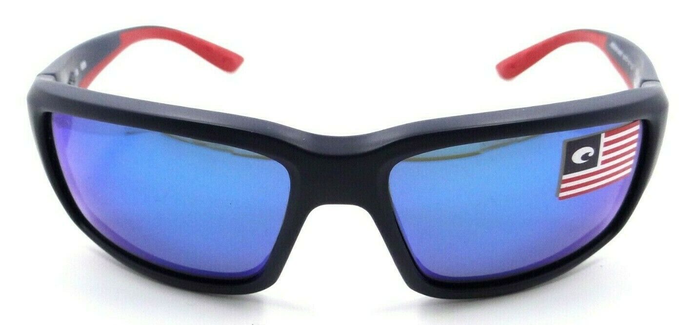 Costa Del Mar Sunglasses Fantail 59-16-120 Matte Freedom Fade / Blue Mirror 580G