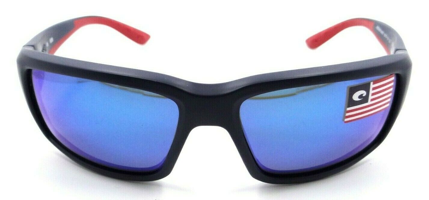 Costa Del Mar Sunglasses Fantail 59-16-120 Matte Freedom Fade / Blue Mirror 580G-097963855785-classypw.com-2