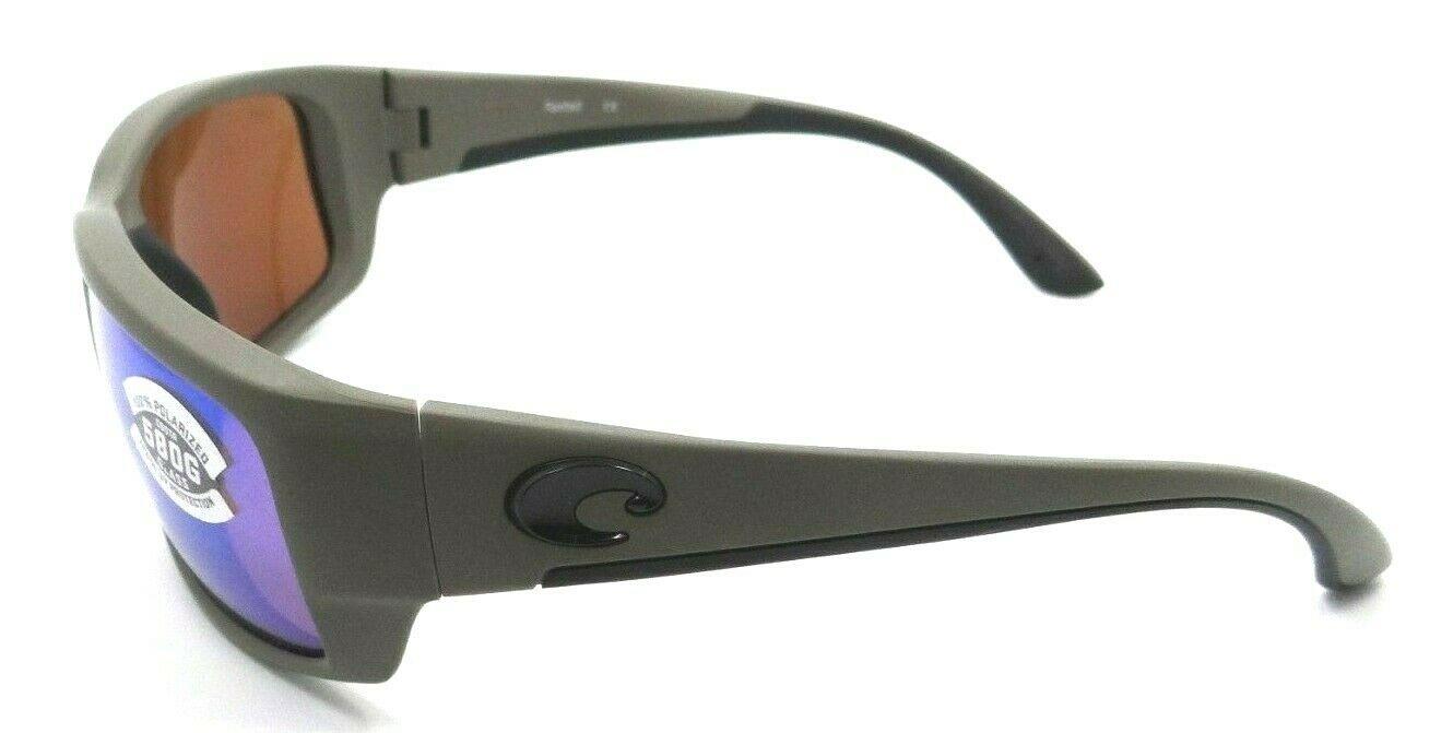 Costa Del Mar Sunglasses Fantail 59-16-120 Matte Moss / Green Mirror 580G Glass-097963808873-classypw.com-3