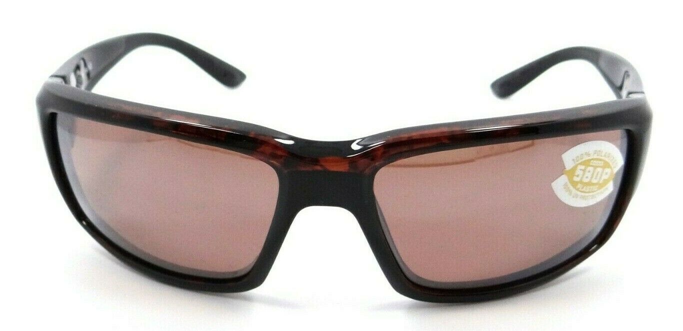 Costa Del Mar Sunglasses Fantail 59-18-120 Tortoise / Copper Silver Mirror 580P-097963538497-classypw.com-2