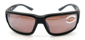 Costa Del Mar Sunglasses Fantail Matte Black / Silver Mirror 580P Global Fit