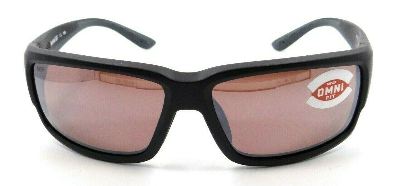 Costa Del Mar Sunglasses Fantail Matte Black / Silver Mirror 580P Global Fit-097963538633-classypw.com-2