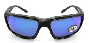 Costa Del Mar Sunglasses Fantail Ocearch Matte Tiger Shark / Blue Mirror 580G