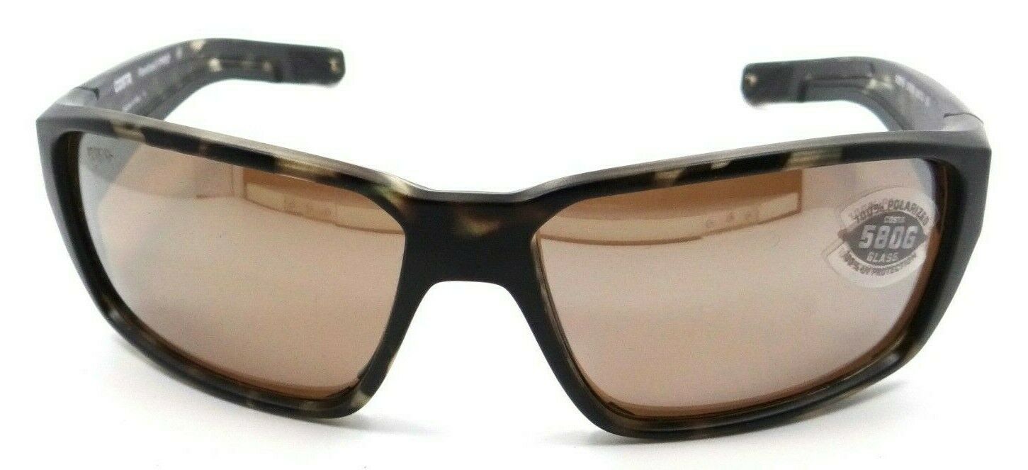Costa Del Mar Sunglasses Fantail Pro 60-15-120 Matte Wetlands/Silver Mirror 580G