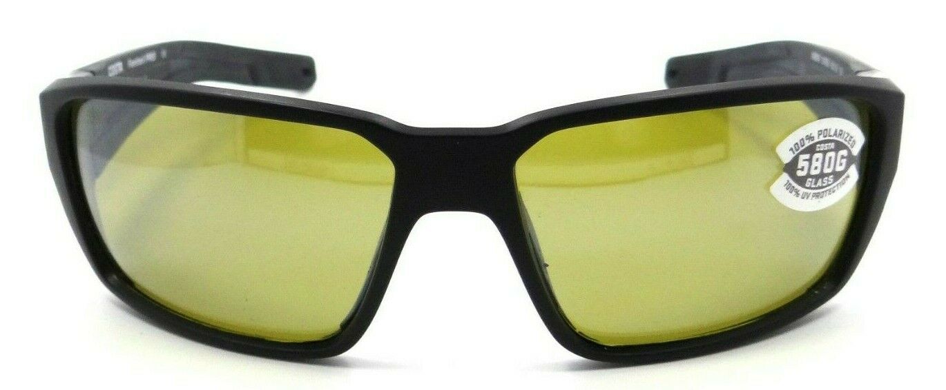 Costa Del Mar Sunglasses Fantail Pro Matte Black / Sunrise Silver Mirror 580G-097963887465-classypw.com-2