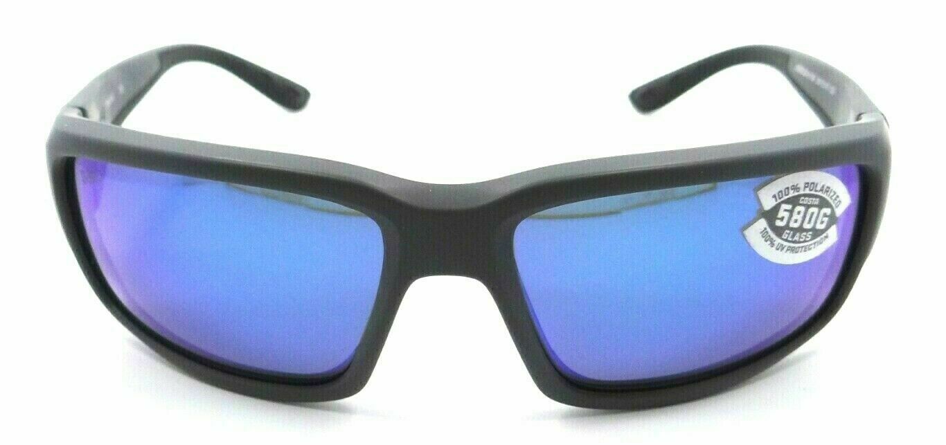 Costa Del Mar Sunglasses Fantail TF 98 OBMGLP Matte Gray/ Blue Mirror 580G Glass