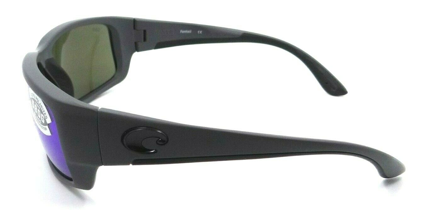 Costa Del Mar Sunglasses Fantail TF 98 OBMGLP Matte Gray/ Blue Mirror 580G Glass