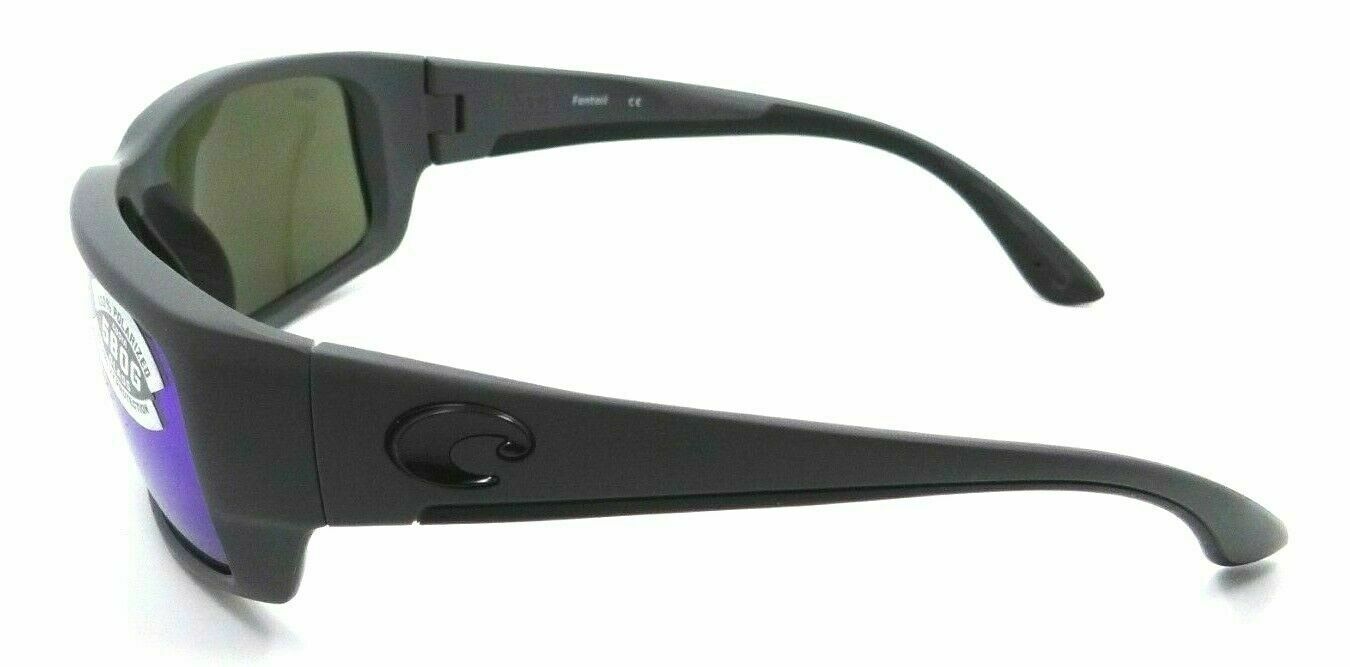 Costa Del Mar Sunglasses Fantail TF 98 OBMGLP Matte Gray/ Blue Mirror 580G Glass-097963554732-classypw.com-3