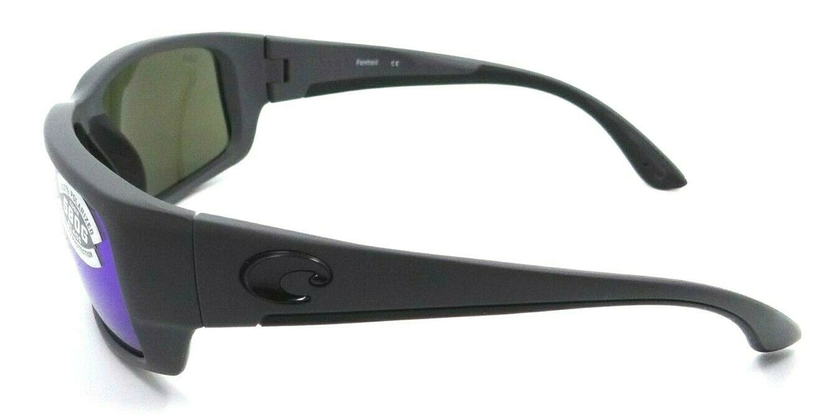 Costa Del Mar Sunglasses Fantail TF 98 OBMGLP Matte Gray/ Blue Mirror 580G Glass-097963554732-classypw.com-3