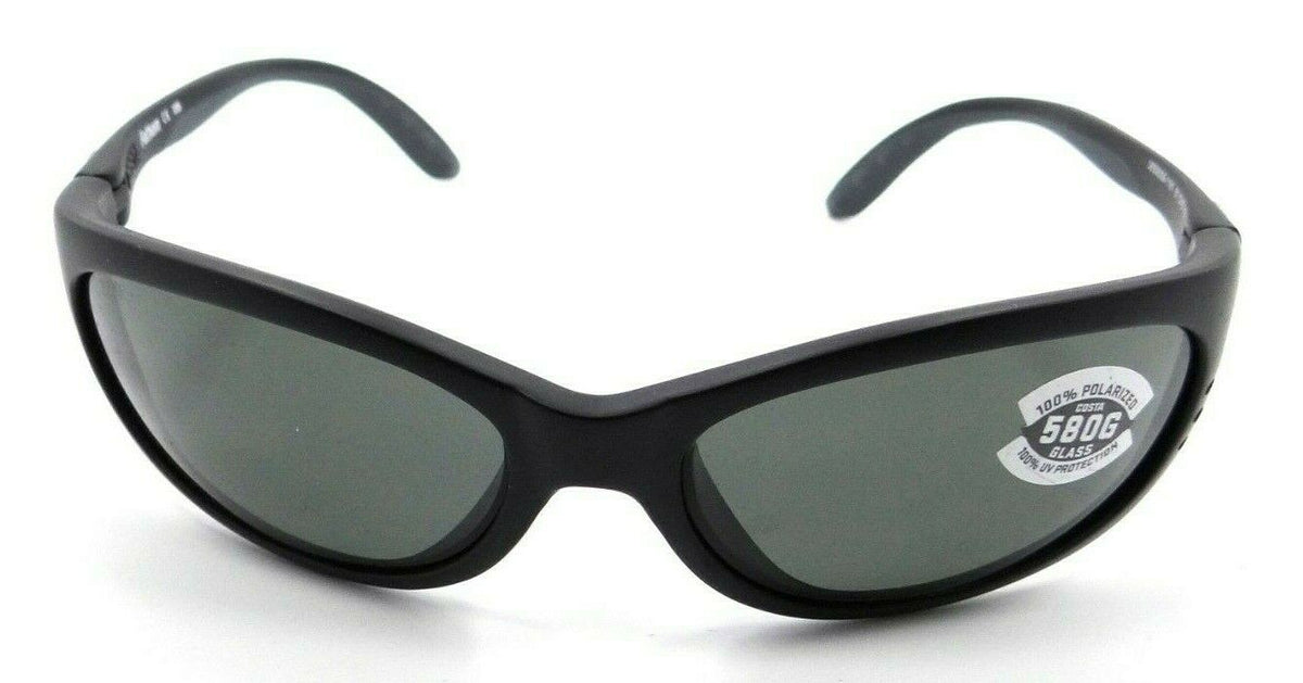 Costa Del Mar Sunglasses Fathom 06S9058-1161 61-16-118 Black / Gray 580G Glass-097963831239-classypw.com-2