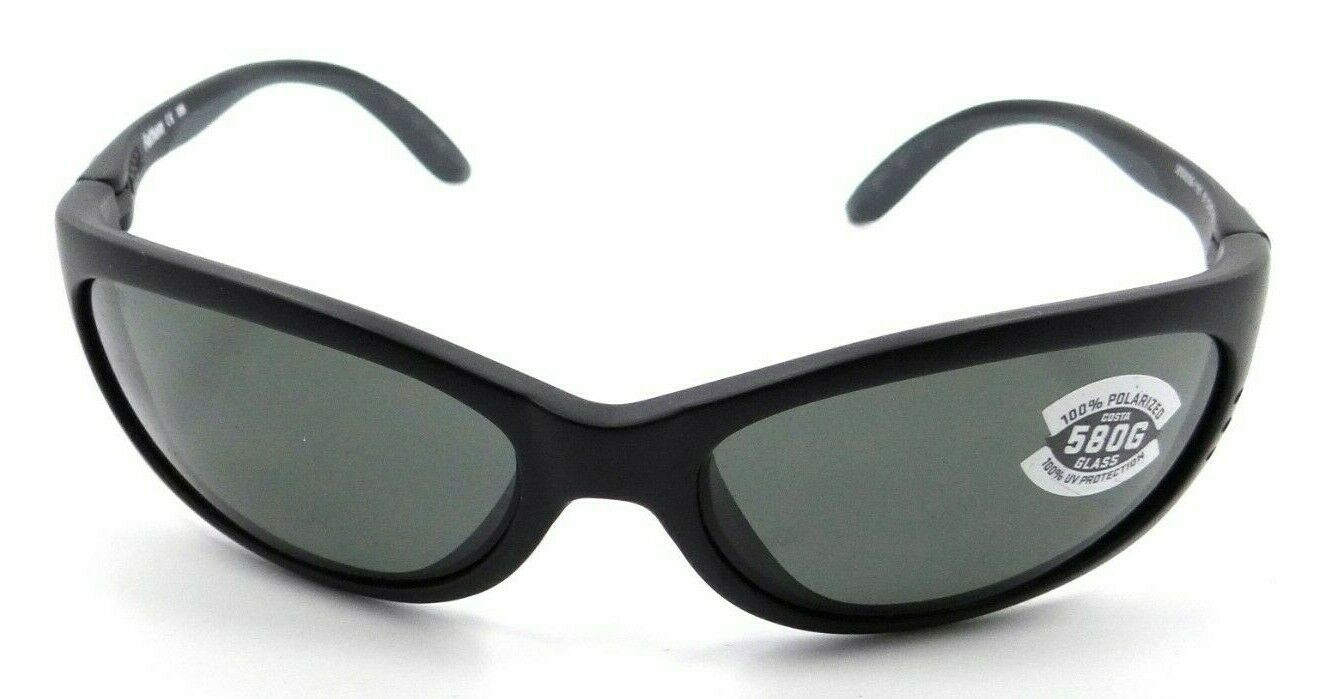 Costa Del Mar Sunglasses Fathom 06S9058-1161 61-16-118 Black / Gray 580G Glass-097963831239-classypw.com-2