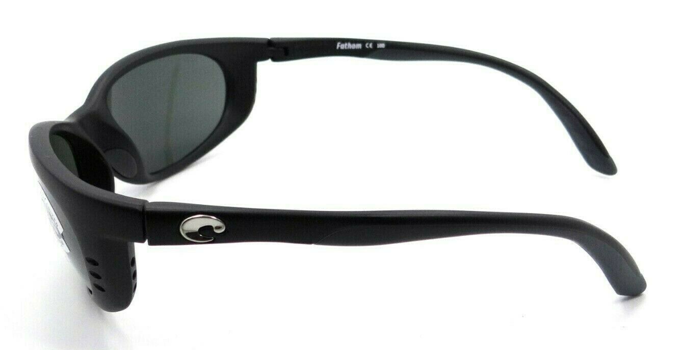 Costa Del Mar Sunglasses Fathom 06S9058-1161 61-16-118 Black / Gray 580G Glass-097963831239-classypw.com-3