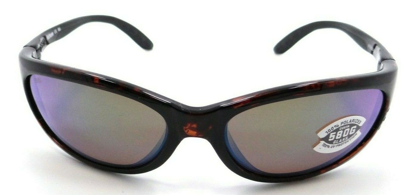 Costa Del Mar Sunglasses Fathom 61-16-130 Tortoise / Green Mirror 580G Glass-0097963495509-classypw.com-2